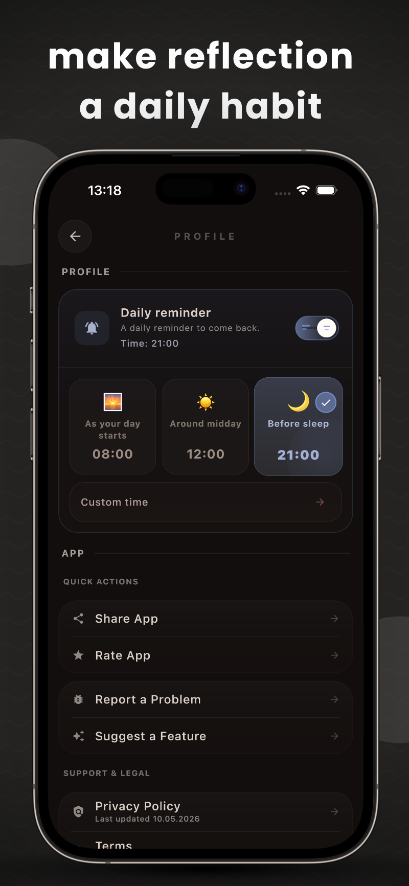 Monologue iPhone screenshot 5